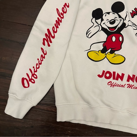 Disney White Mickey Mouse Sweatshirt - Picture 6 of 8